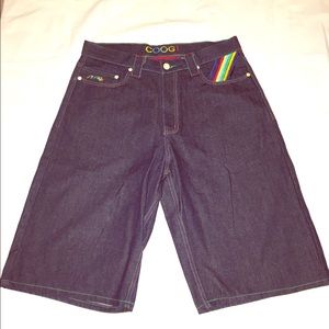 Coogi denim shorts
